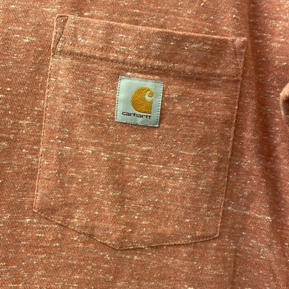 Carhartt Original Fit Salmon Pink Womens T-Shirt Size S - Picture 3 of 6